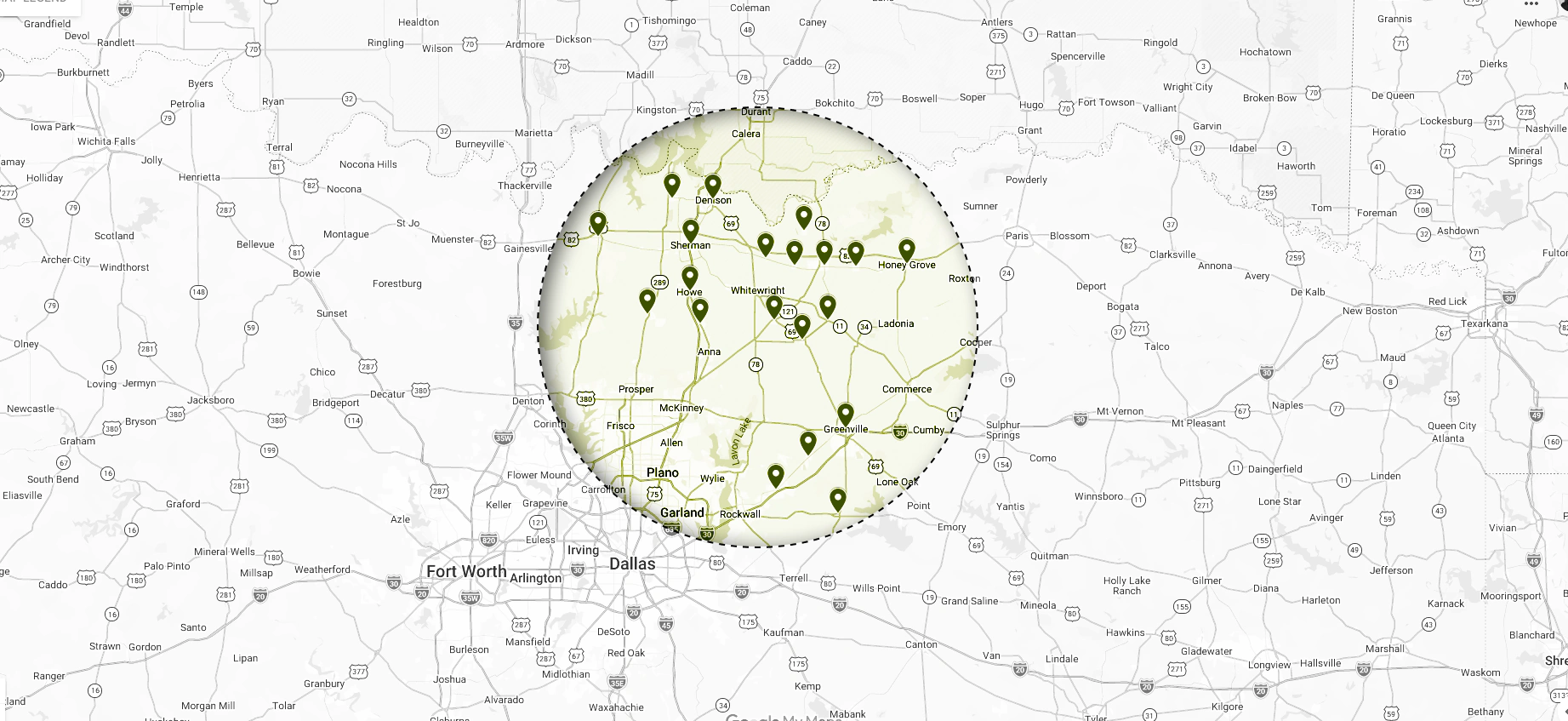 map full screen